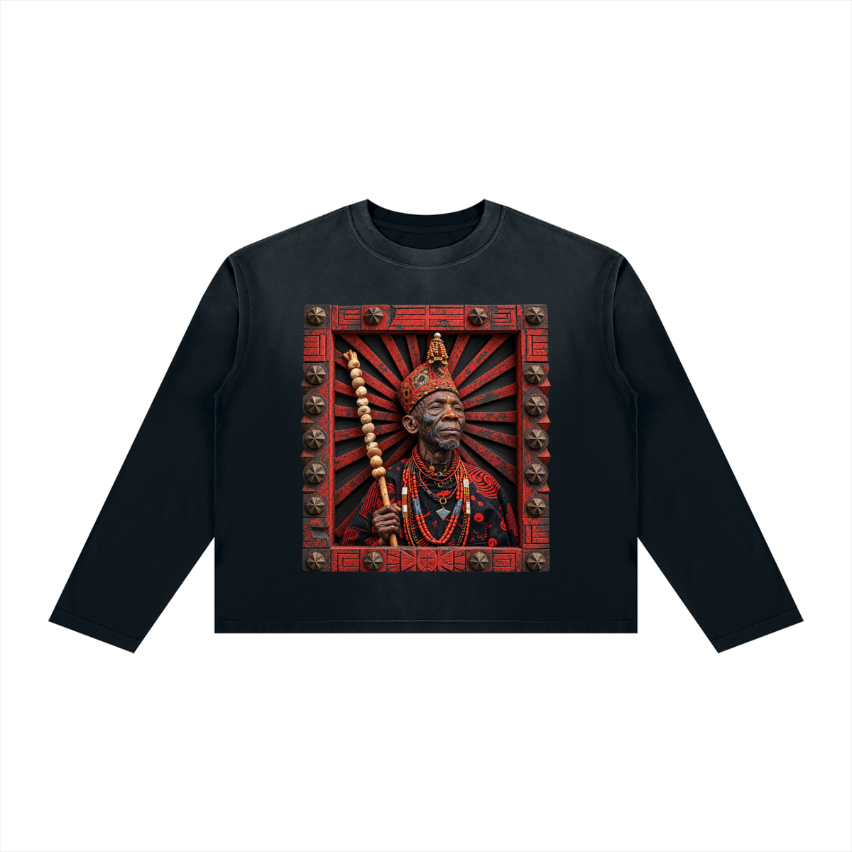 Eshu, Keeper of the Crossroads Long Sleeve Tee