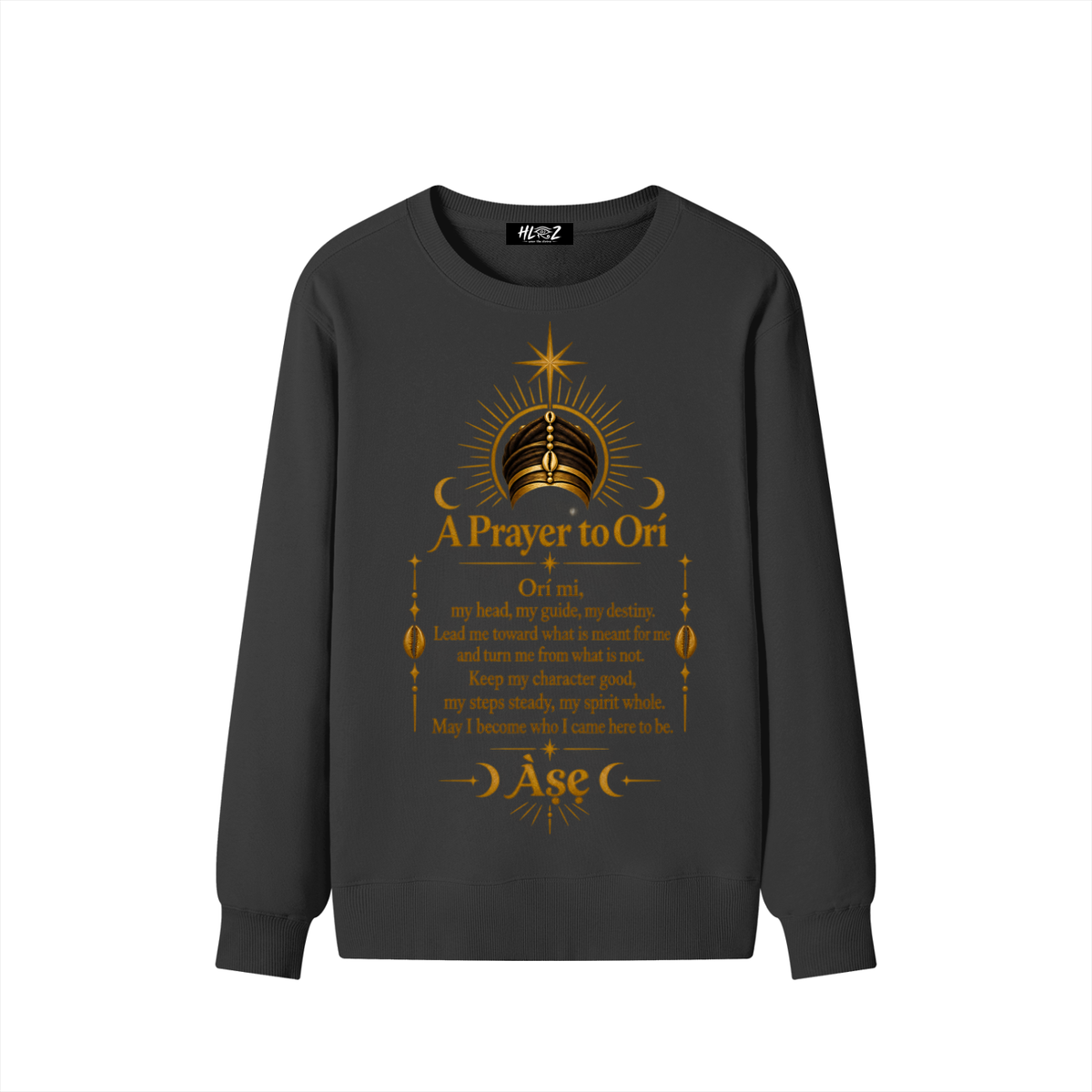 Ori, Prayer Classic Unisex Cotton Sweatshirt