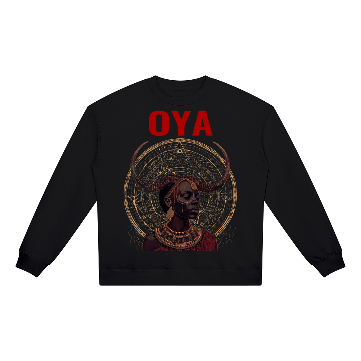 Oya, Orisha of the Winds Unisex Heavyweight Crewneck Sweatshirt
